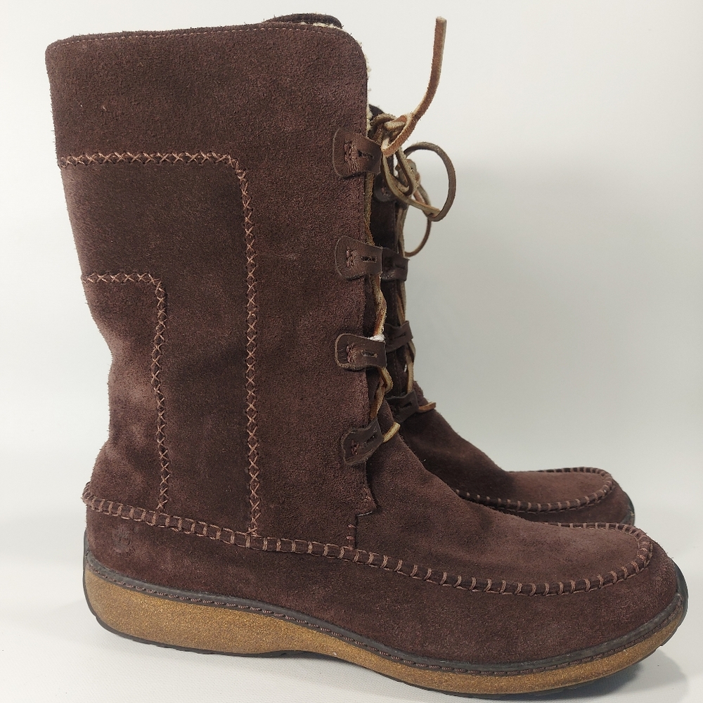Timberland Brown Suede Winter Boots